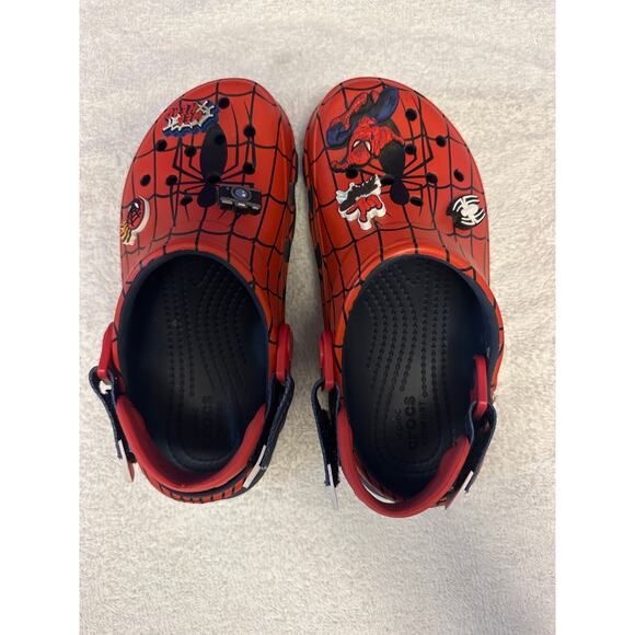 Spiderman crocs size Junior 3 - Picture 4 of 8